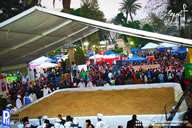 With a huge plate of koshary measuring 10 metres long and in width and of 1.2 metres in height, the plate weighed 7 tonnes, or about 7,000 kg. About 6,000 attendees turned up to the festival, earning it a place in the world record books.