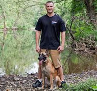  During his private 5-day training program in Baton Rouge, LA with Belgian Malinois Molly and her owner Paul Burns, Celebrity dog trainer Nicholas White White spent over 40 hours working with Molly and Burns - setting a new world record for 14 commands outside and off leash in just 5 days.