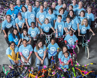 Free Bikes 4 Kidz and Mall of America team up to break the Guinness World Records world record for the most bicycles donated to charity in 24 hours.