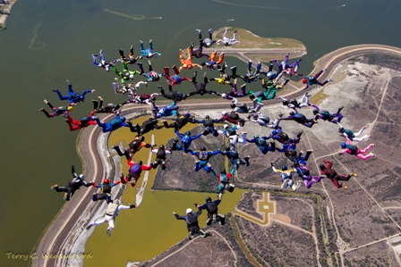 Largest Skydive Formation Skydivers Over Sixty Set World Record