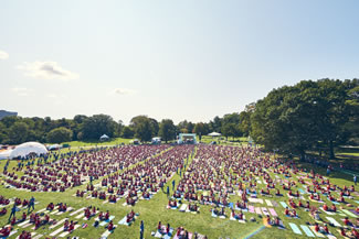 adidas and Wanderlust Break the GUINNESS WORLD RECORDS Title for Most People Doing Yoga in Pairs.