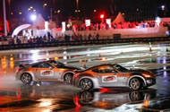 Nissan Middle East has set a new World Record title for the longest twin vehicle drifting; two Nissan Z cars drifted around a track at the same time without stopping for 28.52 kilometers; the record was set in the second attempt during the launch of the "Nissan 370Z DriftExperience" which will offer anyone the opportunity to learn and perfect the art of drifting, according to the World Record Academy: www.worldrecordacademy.com/.