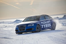 fastest car on ice world record set by Nokian Tyres