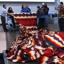 Longest Seamless Blanket - world record set by Pendleton Woolen Mills