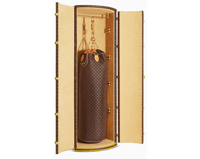 Brown Limited Edition Celebrating Monogram Punching Bag in Coated