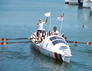 Atlantic4, a team made of five Romanians (Andrei Rosu, Vasile Osean, Ionut Olteanu, Marius Alexe and Alexandru Dumbrava) arrived at Batumi, Georgia, on June 27, after a 1,200 km, 11-day trip, across the Black Sea in a rowboat, thus setting the new world record for the Fastest crossing of the Black Sea by rowing boat.